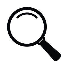 Loupe icon. Magnifying glass icon, magnifier icon. 
