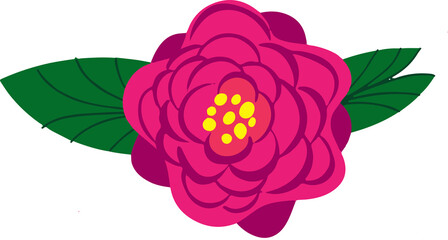 the most beautiful flower vector
