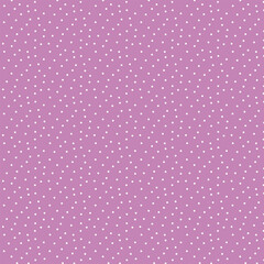 Purple Background with White Polka Dots – Seamless Playful Pattern for Fabric and Wallpaper Design