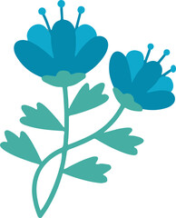 the most beautiful flower vector