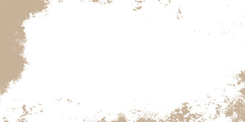 Vector illustration of a vintage grunge floral frame with watercolor splash and ink splatter texture for your text design or art border