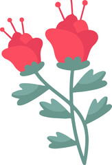 the most beautiful flower vector