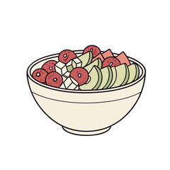 Grains & Pulses Color Illustrations Pack – Rice, Wheat, Corn, Lentils, Chickpeas, Beans, Quinoa, Barley, Oats, Peas Flat Vector Set