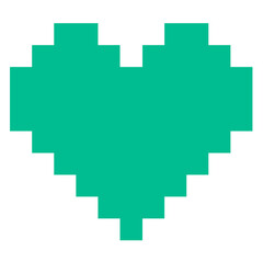 Pixel Heart PNG &ndash; Retro 8 Bit Love Icon for Game and Graphic Design