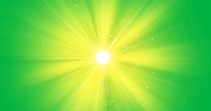 Animation of lights pulsating over transparent background