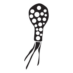 Difflugia Protozoa Glyph icon