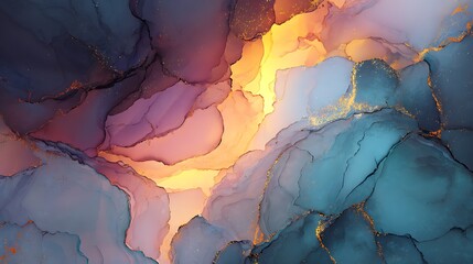 Fototapeta premium colorful watercolor painting background