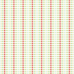 Stars pattern seamless with green and yellow dots on white background. Pattern seamless vector. Geometric, small star, cute, holidays for wrapping paper, Christmas, texture, print, wallpaper.