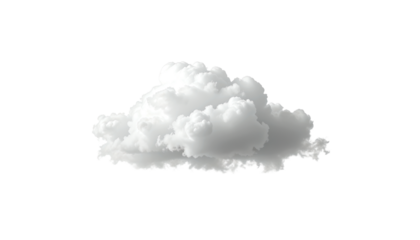 a fluffy, isolated cloud floating in the sky