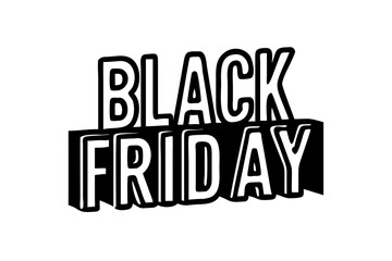 Black friday text effect