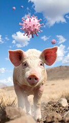 Pig and virus