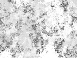 Concrete wall white grey color for background. Old grunge textures with scratches and cracks. White painted cement wall texture.