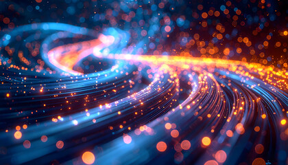 光ファイバーの断面