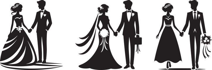 Silhouette of Women Enjoying Coffee in Various Settings.