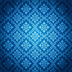 Fototapeta premium seamless damask pattern