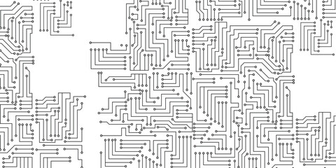 High tech technology geometric and connection system background with digital data abstract