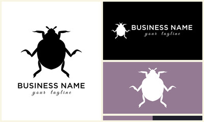 Beetle logo with business card design.