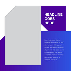 tech sharp cut diamond shape social media design template editable eps