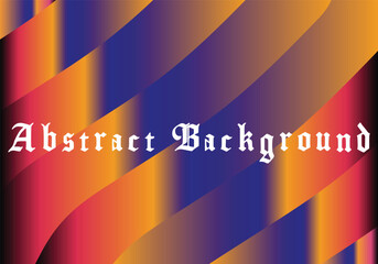 White gothic text abstract background with diagonal gradient stripes vector