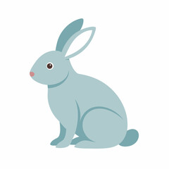 a rabbit sitting vector
