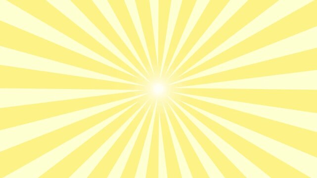 黄色い光線ぐるぐる