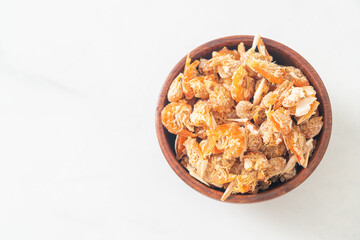 dried shrimps or dried salted prawn