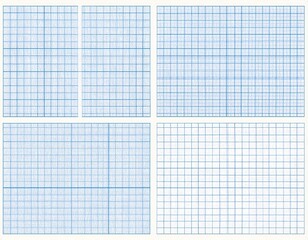 Grid paper background with blue lines for mathematical, scientific or design purposes