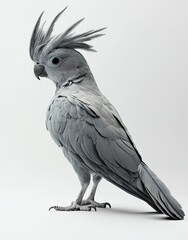 Gray Parrot with Fancy Plumage Profile