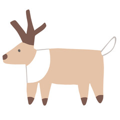 トナカイのイラスト