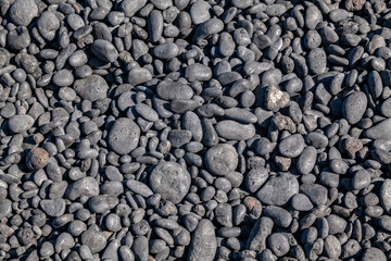 Black Sand Beach, Waiʻānapanapa State Park.  Hana, Maui, Hawaii. Hana Volcanics / Lava flow.  Haleakalā / East Maui Volcano, is a shield volcano. Basalt