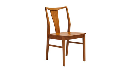 Fototapeta premium wooden chair isolated on white