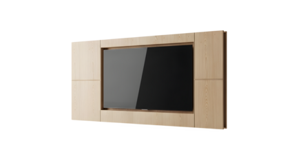 wooden frame isolated on white