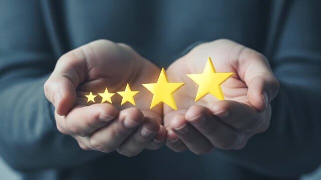 Customer feedback analysis showing various ratings in the range of one to five stars