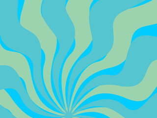 Vintage retro banner background. Colorful grunge wave wallpaper. Vector illustration. Twist party backround pattern.