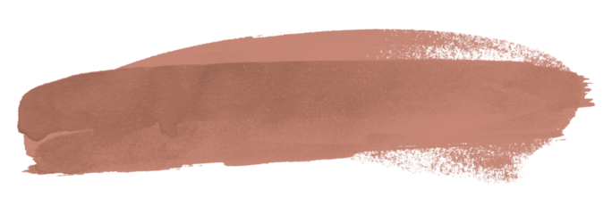 brown watercolor background. Artistic hand paint. Isolated on transparent background.