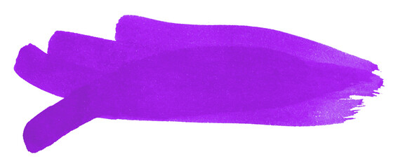 purple watercolor background. Artistic hand paint. Isolated on transparent background.