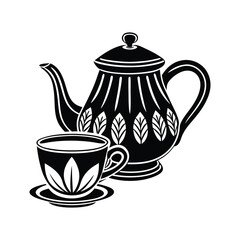 teapot and cup