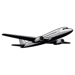 airplane isolated on white