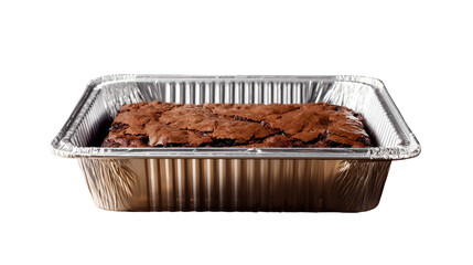 Rectangular Aluminum Baking Tray isolated on transparent background Remove png