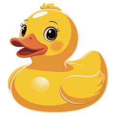 yellow duck with egg