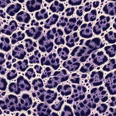 Bold purple leopard fur vector showing animal skin camouflage artwork an elegant choice for wallpapers, fashion fabrics, stylish textiles, and trendy art.