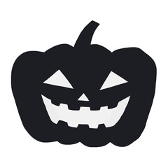 ハロウィン　かぼちゃ　シンプルシルエット