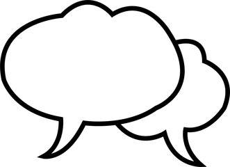 cartoon speech bubble