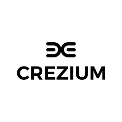 Crezium Logo Modern Minimalist Branding for Technology and Innovation