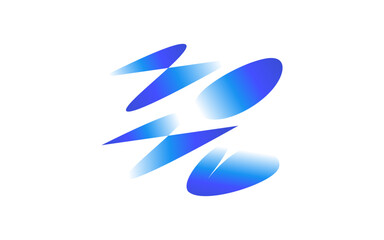 Happy New Year 2026 with Modern and Minimalist Numbers in Blue Gradient Style on White Background. Trendy Modern New Year Design for Banner, Poster or Greeting Card