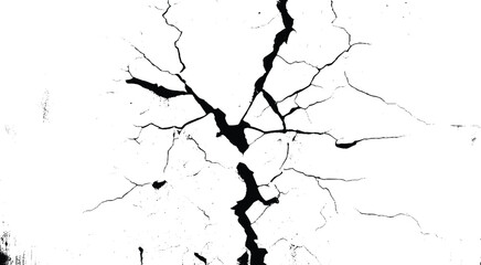 Texture soil dry crack background pattern. Scratched or cracked vector illustration. holes on stone grunge or wall surface, collapse, broken crack, damage, crevice, crack grunge texture. vector eps10