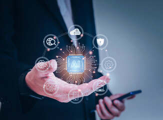 Artificial Intelligence and Digital Technology Innovation Concept