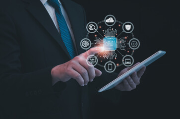 Artificial Intelligence and Digital Technology Innovation Concept