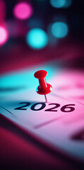 Marking the Year 2026 A Visual Representation of Future Planning and Anticipation