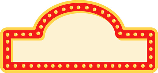 Retro Lightbulb Signage, Theater Style Display.